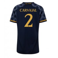 Camisa de Futebol Real Madrid Daniel Carvajal #2 Equipamento Secundário Mulheres 2023-24 Manga Curta